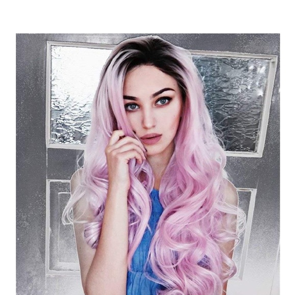 Ombre Pink Beauty Lace Front Wig main image 6